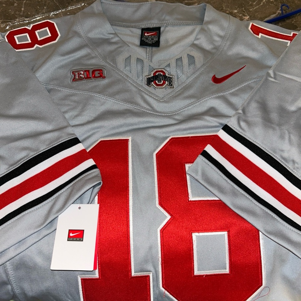 Marvin Harris Jr Gray Ohio State Jersey Adult XXL